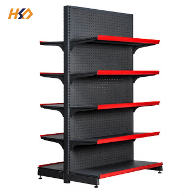 Wholesale Double Supermarket Shelf Adjustable Store Shelves Price Holder for Shelves