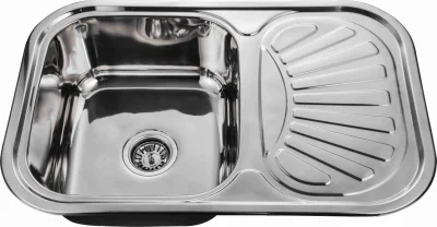 Stainless Steel Single Bowl Kitchen Sink 29 1/2