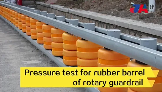 Road Traffic Safety Anti Corrosion Highway Roller Barrier EVA/PU Roller Guard Rail