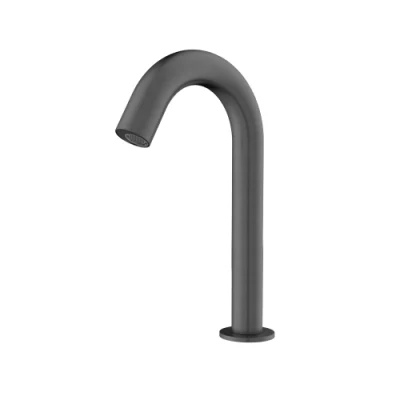 Hot Sale Matte Black Sensor Faucet Deck Mount Bathroom Lavatory Basin Tap